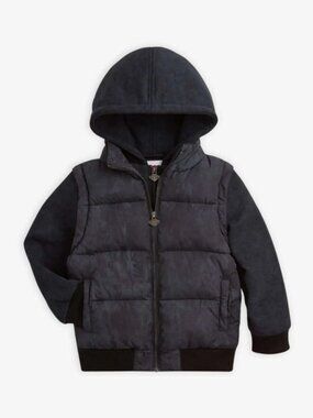 Appaman Boys Size 8 - Washed Turnstile Jacket: Black Steel